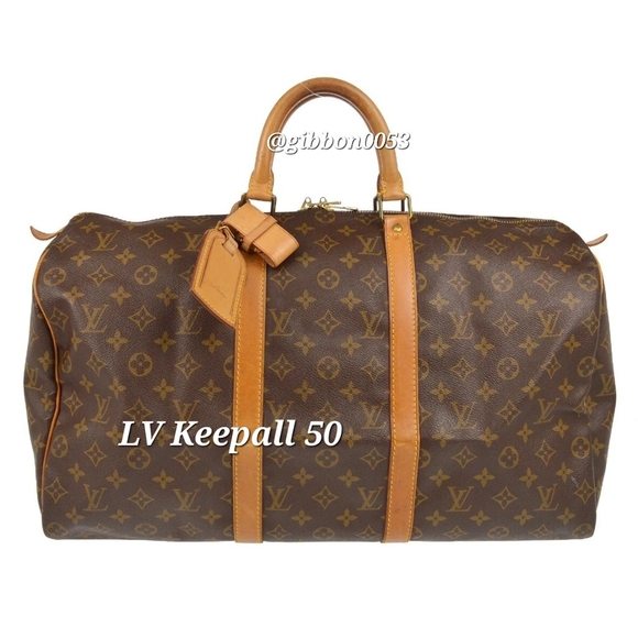 Louis Vuitton Keepall 50 Brown Monogram Bag - Picture 1 of 10